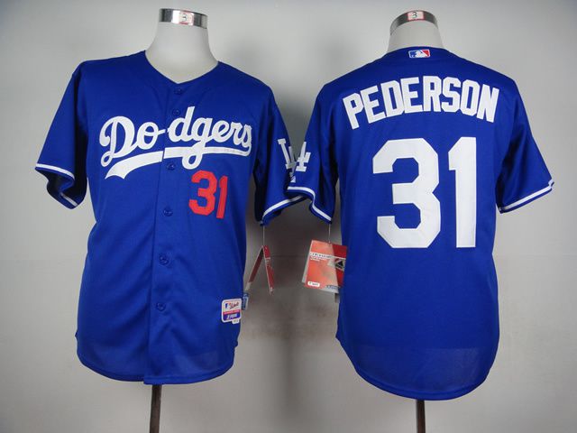 Men Los Angeles Dodgers #31 Pederson Blue MLB Jerseys->los angeles dodgers->MLB Jersey